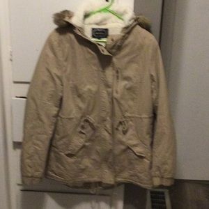 Ambiance Sherpa Lined Anorak Jacket
